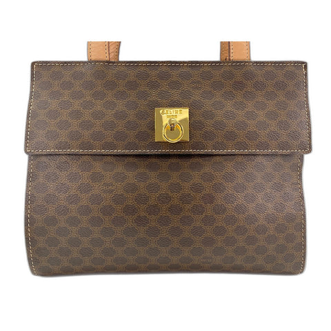 CELINE Handbag leather Brown WS33374