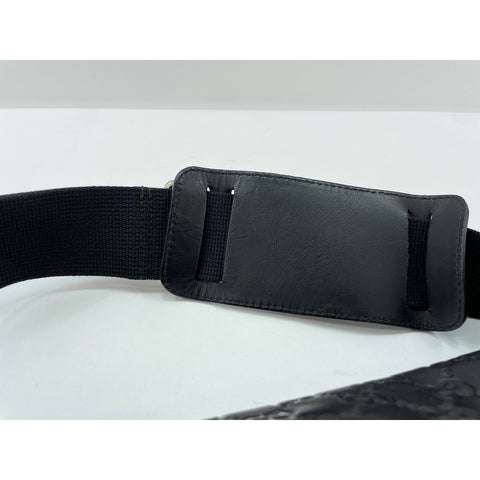 GUCCI Guccisima Shoulder Bag leather black WS33375