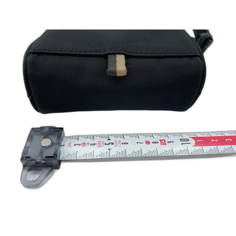 FENDI baguette Shoulder Bag Nylon black WS33376