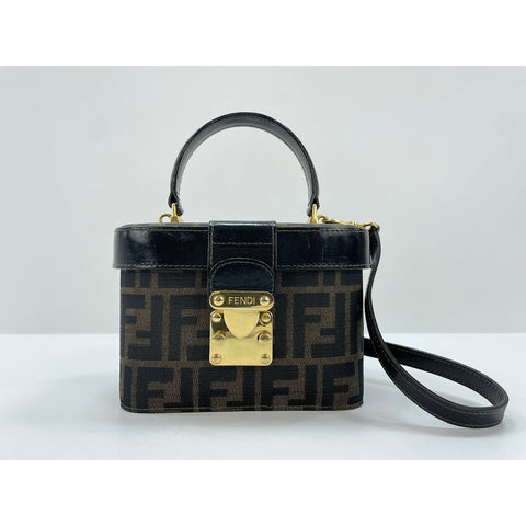 FENDI Handbag canvas Brown WS33381