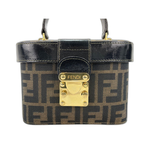 FENDI Handbag canvas Brown WS33381