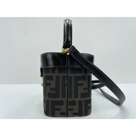FENDI Handbag canvas Brown WS33381