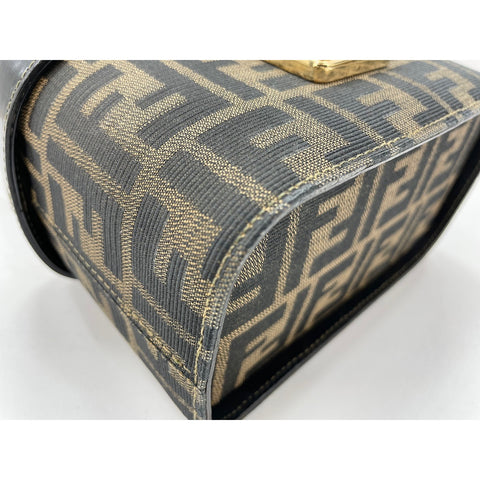 FENDI Handbag canvas Brown WS33381
