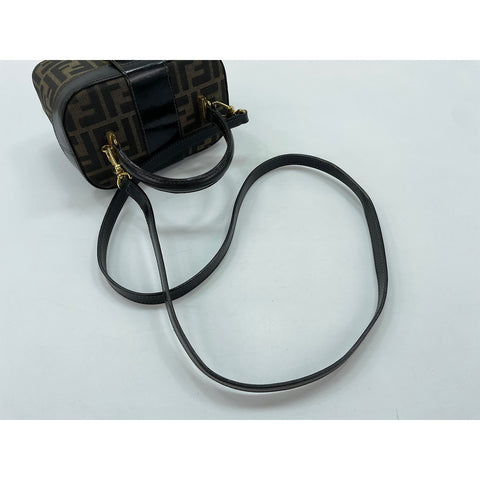 FENDI Handbag canvas Brown WS33381