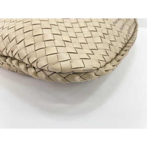 BOTTEGAVENETA INTRECCIATO Shoulder Bag leather beige WS33382