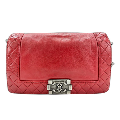 CHANEL Boy chanel Shoulder Bag Red WS33384