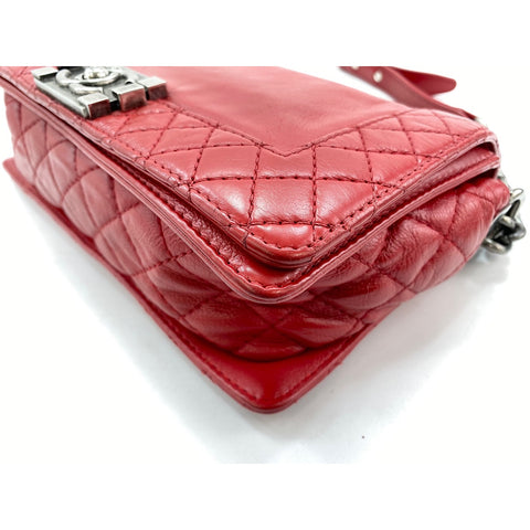 CHANEL Boy chanel Shoulder Bag Red WS33384