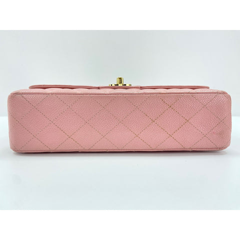 CHANEL Matelasse double flap Shoulder Bag pink WS33386