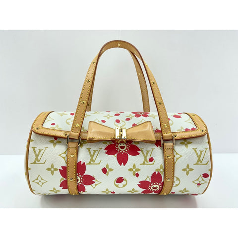 LOUIS VUITTON x Takashi Murakami Papillon Shoulder Bag white WS33387