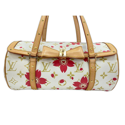 LOUIS VUITTON x Takashi Murakami Papillon Shoulder Bag white WS33387