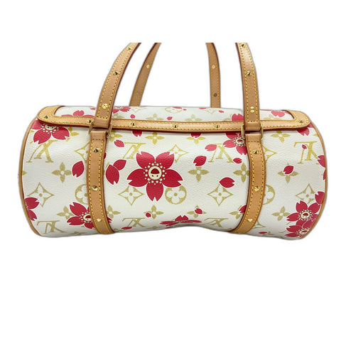 LOUIS VUITTON x Takashi Murakami Papillon Shoulder Bag white WS33387