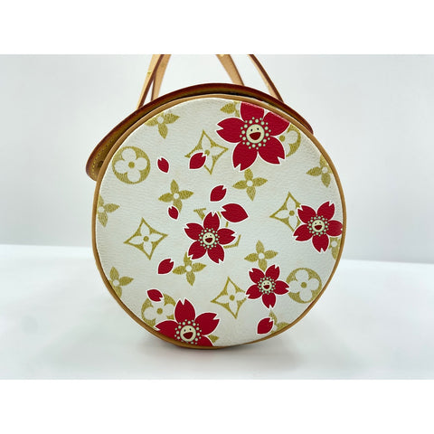 LOUIS VUITTON x Takashi Murakami Papillon Shoulder Bag white WS33387
