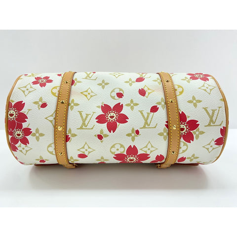 LOUIS VUITTON x Takashi Murakami Papillon Shoulder Bag white WS33387