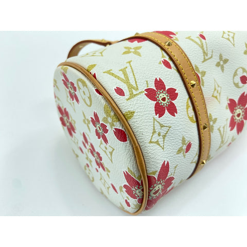 LOUIS VUITTON x Takashi Murakami Papillon Shoulder Bag white WS33387