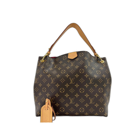 LOUIS VUITTON Graceful Shoulder Bag Brown WS33390