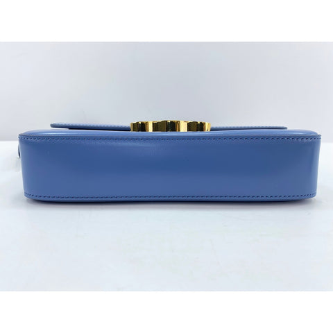 CELINE Teen Triomphe Shoulder Bag leather blue WS33391