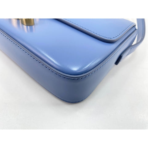 CELINE Teen Triomphe Shoulder Bag leather blue WS33391