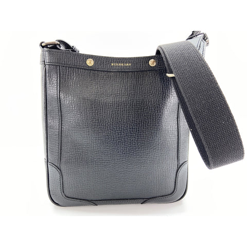 BURBERRY Shoulder Bag leather black WS33392