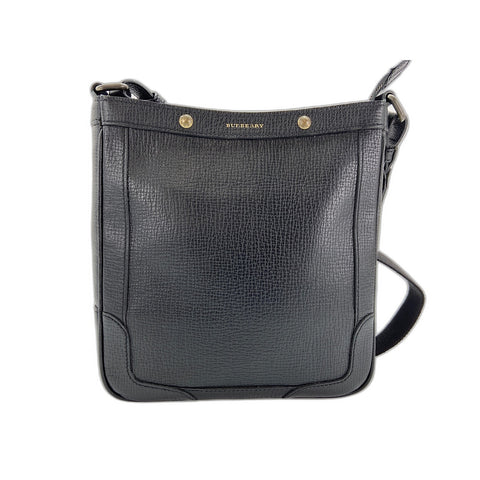 BURBERRY Shoulder Bag leather black WS33392