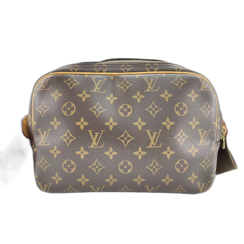 LOUIS VUITTON reporter Shoulder Bag Brown WS33393