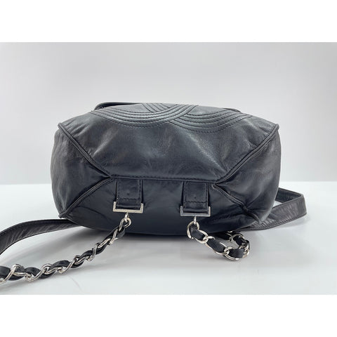 CHANEL Backpack  Daypack lambskin black WS33394