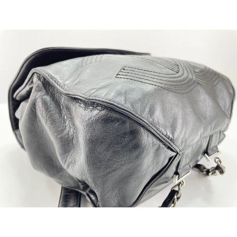 CHANEL Backpack  Daypack lambskin black WS33394