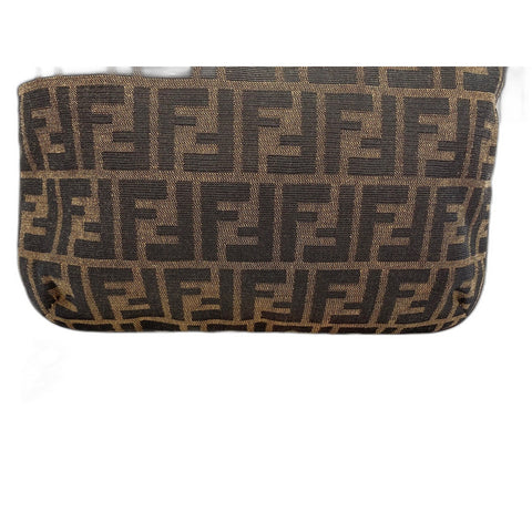 FENDI Mamma bucket Shoulder Bag canvas Brown WS33397