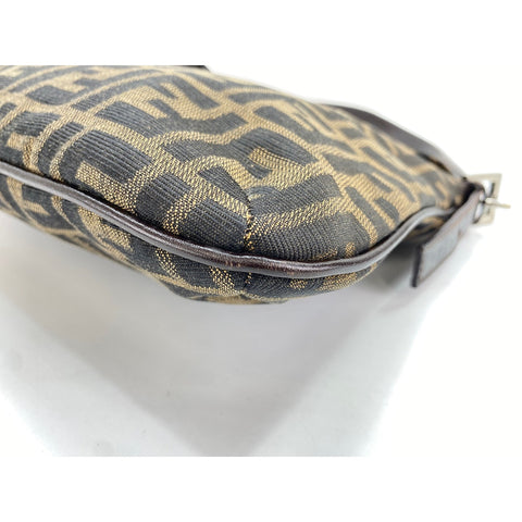 FENDI Mamma bucket Shoulder Bag canvas Brown WS33397