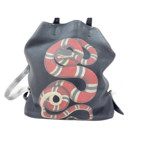 GUCCI Backpack  Daypack leather black WS33399