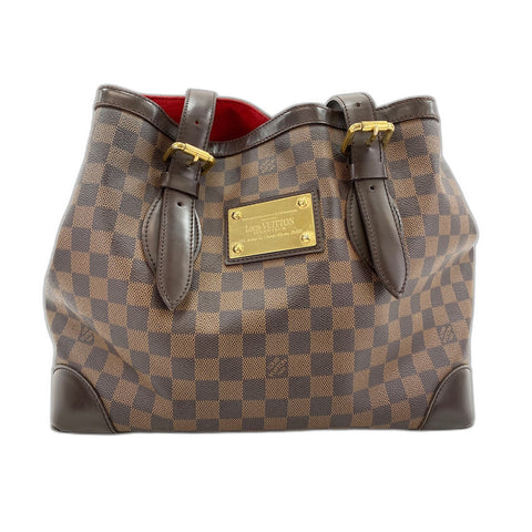 LOUIS VUITTON Hampstead Tote Bag Brown WS33400