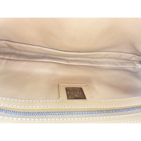 FENDI Mamma bucket Handbag cotton beige WS33402