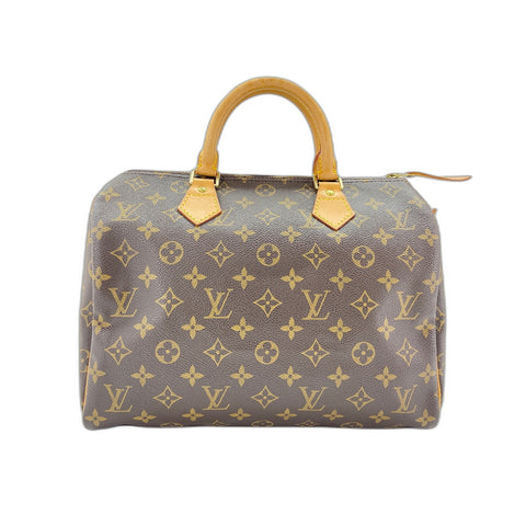 LOUIS VUITTON Speedy Handbag Brown WS33403