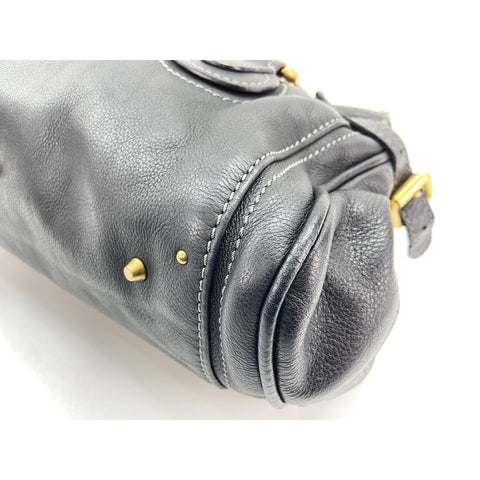 Chloe Paddington Handbag leather black WS33404
