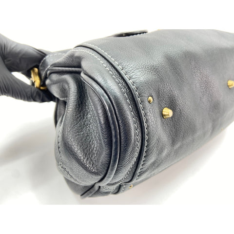 Chloe Paddington Handbag leather black WS33404