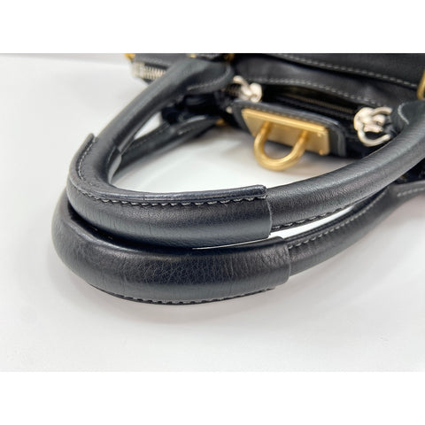 Chloe Paddington Handbag leather black WS33404
