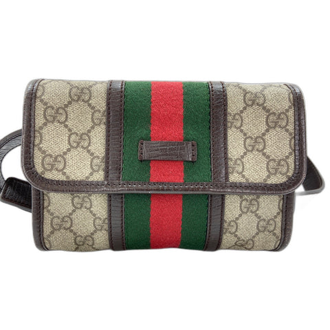 GUCCI Sherry line Shoulder Bag beige WS33405
