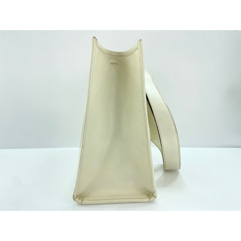 FENDI Sunshine shopper Handbag leather white WS33407