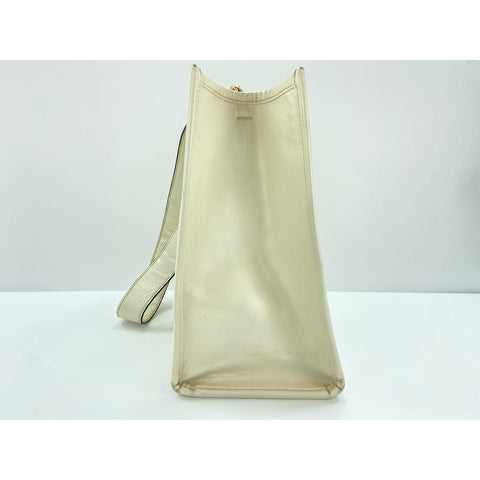 FENDI Sunshine shopper Handbag leather white WS33407