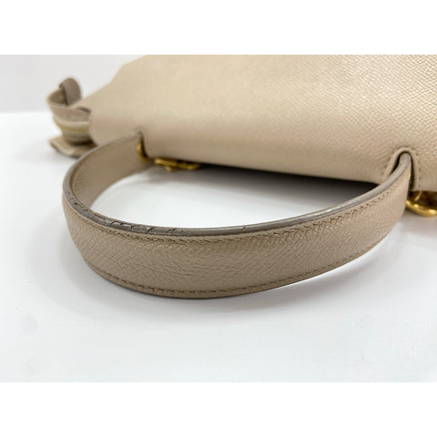 CELINE Belt bag Handbag leather beige WS33408