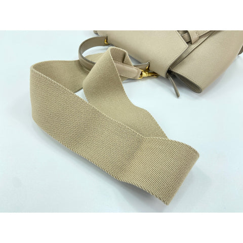 CELINE Belt bag Handbag leather beige WS33408