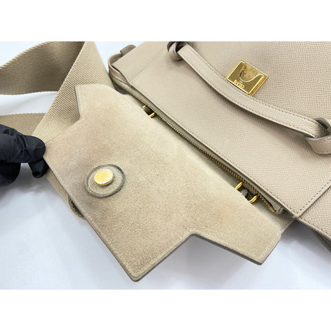 CELINE Belt bag Handbag leather beige WS33408