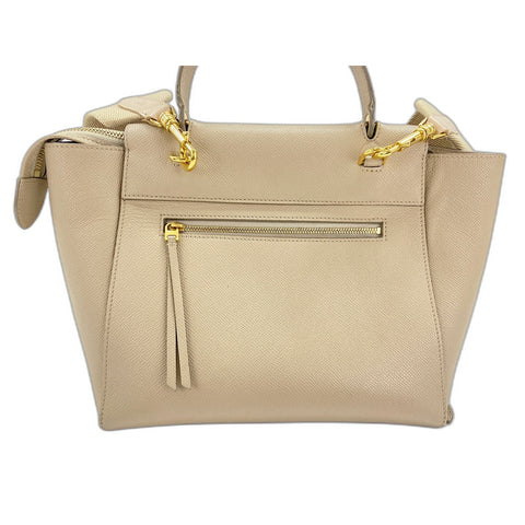 CELINE Belt bag Handbag leather beige WS33408