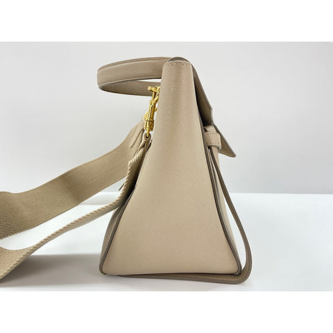 CELINE Belt bag Handbag leather beige WS33408