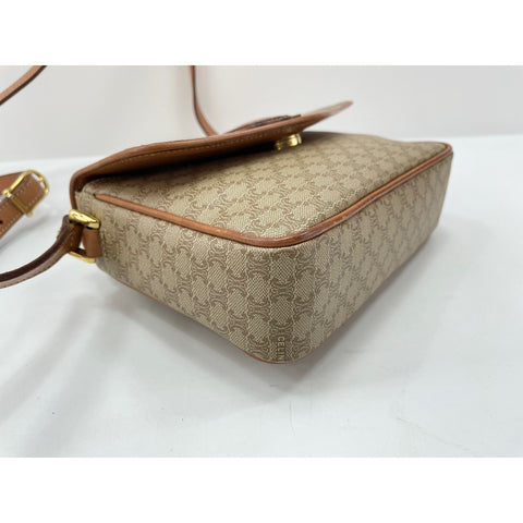 CELINE Shoulder Bag PVC beige WS33409