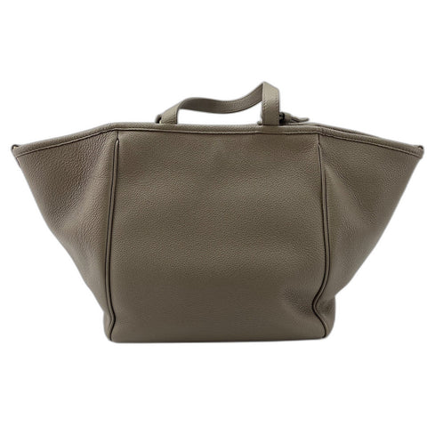 CELINE small fold hippo Shoulder Bag leather gray WS33410