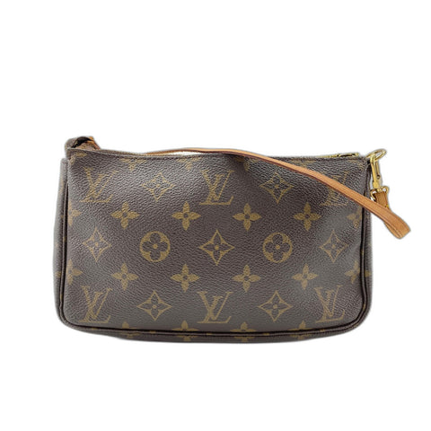 LOUIS VUITTON Pochette Accessoires Handbag Brown WS33411