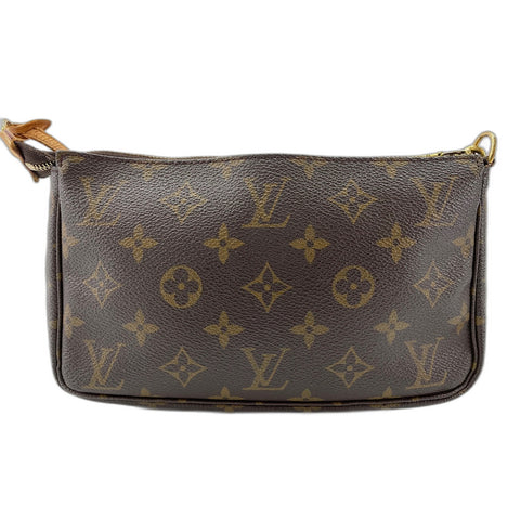 LOUIS VUITTON Pochette Accessoires Handbag Brown WS33411