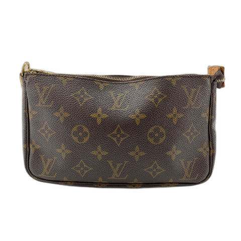 LOUIS VUITTON Pochette Accessoires Handbag Brown WS33411