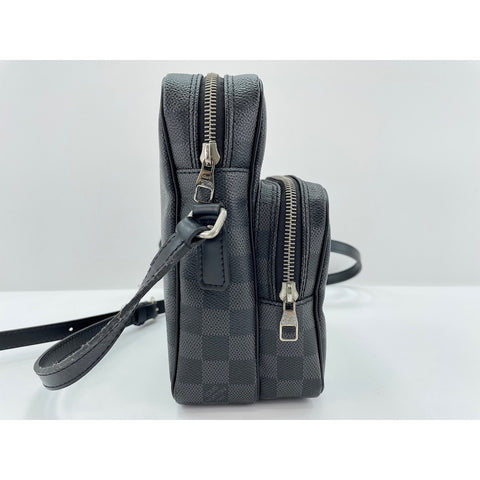 LOUIS VUITTON Rem Shoulder Bag black WS33413