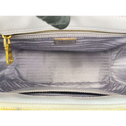 PRADA Galleria Saffiano Handbag leather purple WS33417